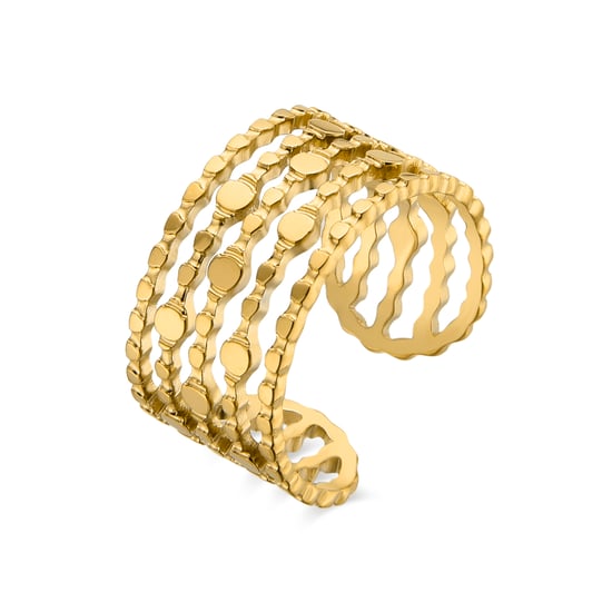 Anillo Luxenter acabado en oro amarillo de 18K - Zaie - Image 1