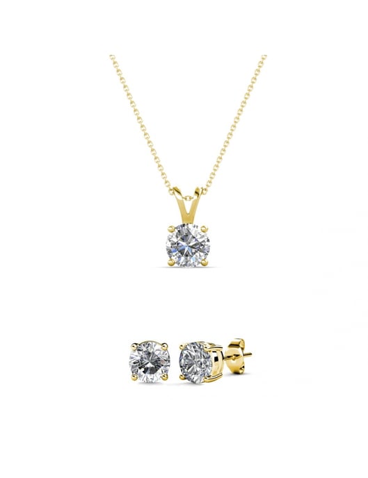 Conjuntos Mary - Oro y Cristal - Image 1