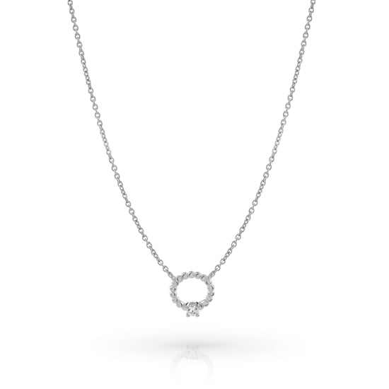 Orphelia 'Premium' Women's 925 Sterling Silver Set: Necklace + Earrings - Silver SET-7562 - Image 2