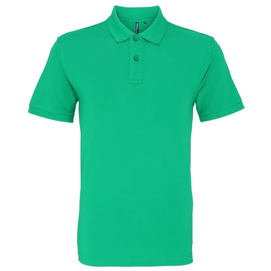Asquith & Fox Mens Plain Short Sleeve Polo Shirt (Kelly) - Image 1