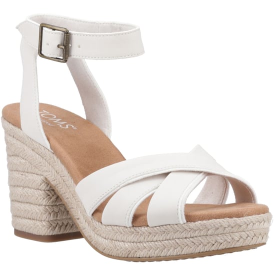 TOMS Majorca Strappy Leather Women's Light Sand Sandals - Image 1