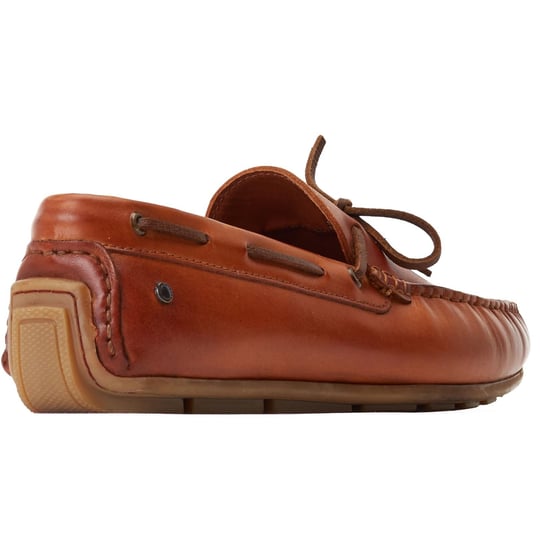 Base London Brooks Leather Men's Burnt Tan Loafers - Image 2