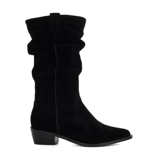 Dune Ladies Pathway - Slouchy Mid Calf Western Boots