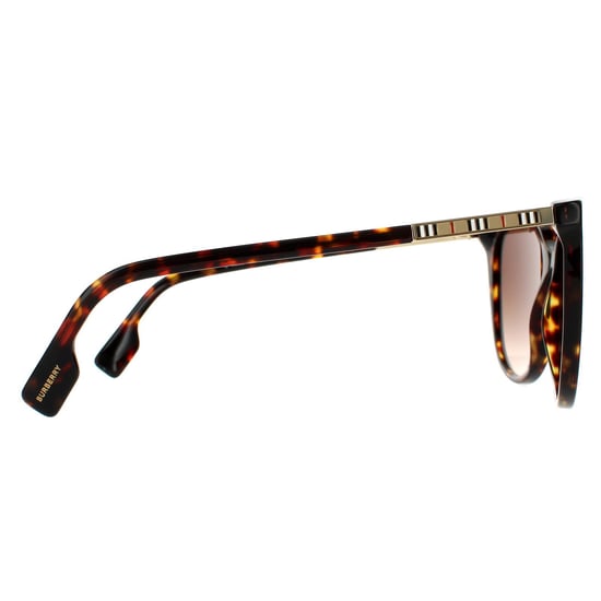 Gafas de sol de mujer Burberry Cat Eye Gradiente Marrón Oscuro Havana - Image 4