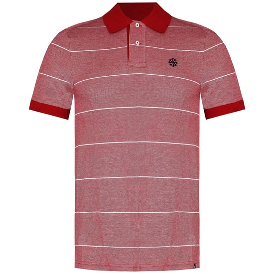 Nike Logo Mens Red/White Polo Shirt