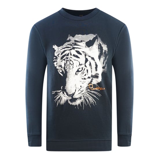 Cavalli Class Hombre Sudadera sin capucha RXT65B CF062 04926 - Image 1