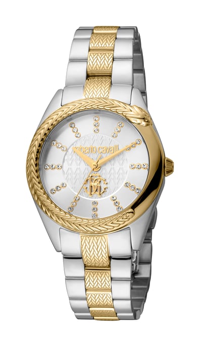 RC5L038M0085 Roberto Cavalli 4894626190025 Reloj de Cuarzo para Mujer de Acero Inoxidable Plateado 5 ATM 32 mm - Image 1