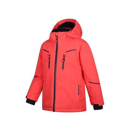 Mountain Warehouse Childrens/Kids Slalom Extreme Waterproof Ski Jacket (Fiery Coral) - Image 3