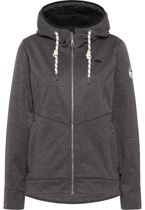 Schmuddelwedda functional jacket women Grey melange - Image 1