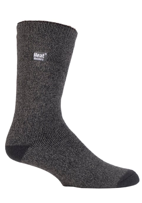 Heat Holders Lite - Multipack de 3 pares Calcetines térmicos aislantes para hombre para invierno | Calcetines finos y cálidos para vestir - Charcoal - Image 1