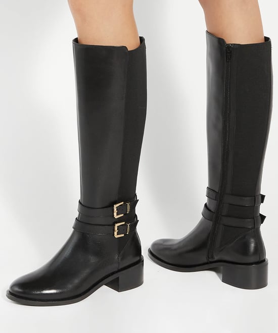 Dune Ladies Tatter - Leather Knee High Riding Boots