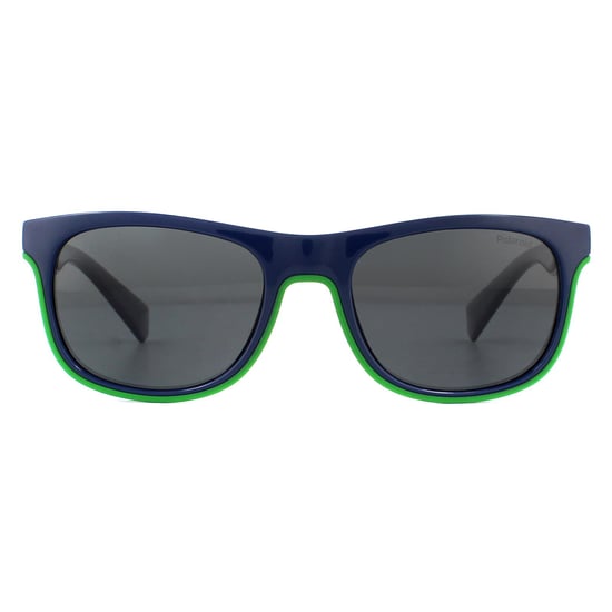 Gafas de sol para niños Polaroid PLD 8041/S RNB M9 Azul Verde Gris Polarizadas - Image 1