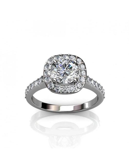 Anillo Cushy - Plata y Cristal - Image 3