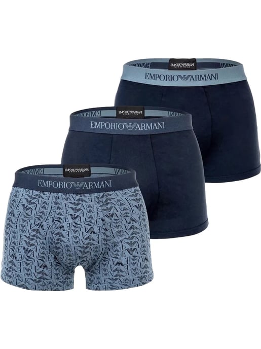 Pack de 3 calzoncillos bóxer para hombre Emporio Armani Eagle - Image 1