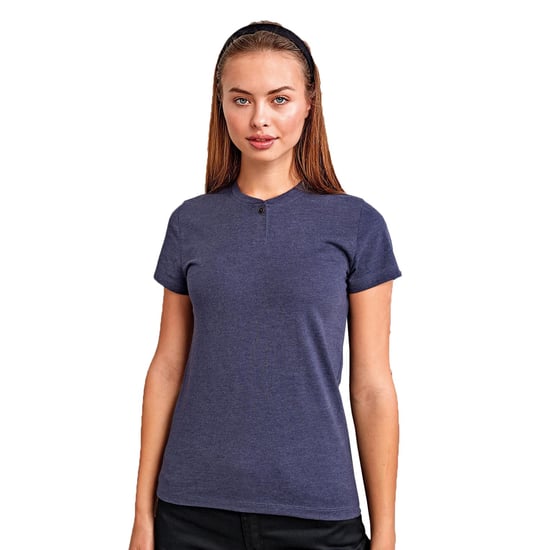 Premier Womens/Ladies Comis Sustainable T-Shirt (Navy Marl) - Image 3