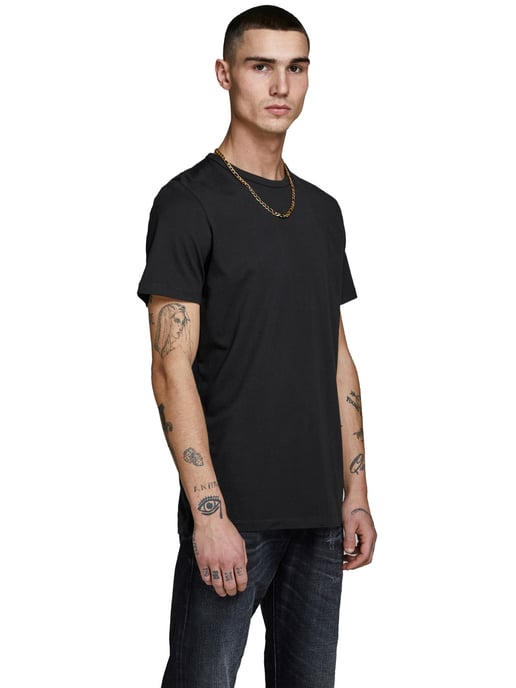 Jack & Jones Paquete de 2 Camisetas de Algodón para Hombre con Cuello Redondo - Image 3