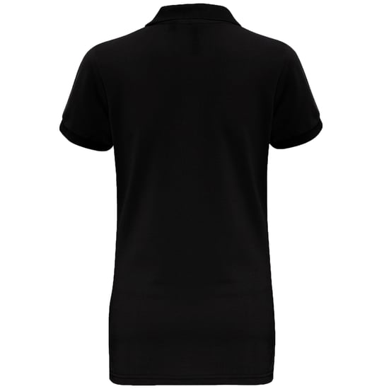 Asquith & Fox Womens/Ladies Short Sleeve Performance Blend Polo Shirt (Black) - Image 2