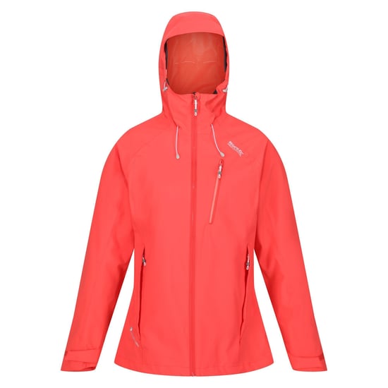 Regatta Womens/Ladies Birchdale Waterproof Shell Jacket (Neon Peach)