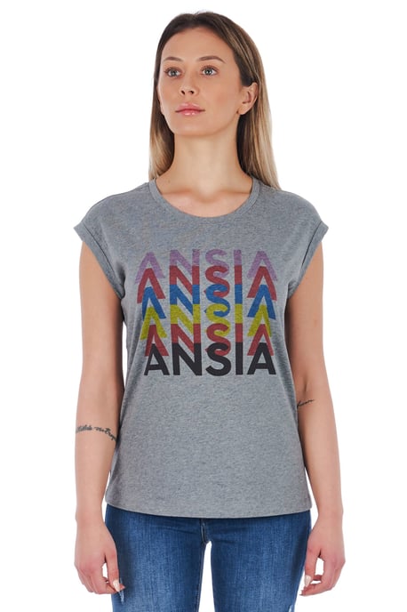 Camiseta Ggrigiomelange de Frankie Morello - Image 1