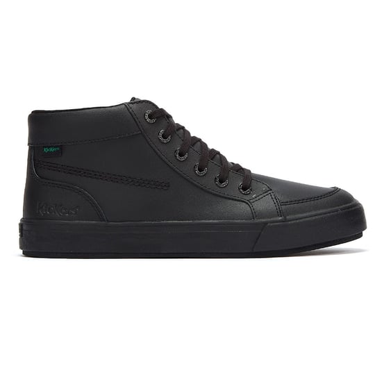 Kickers Tovni Hi Leather Mens Black Shoes - Image 5