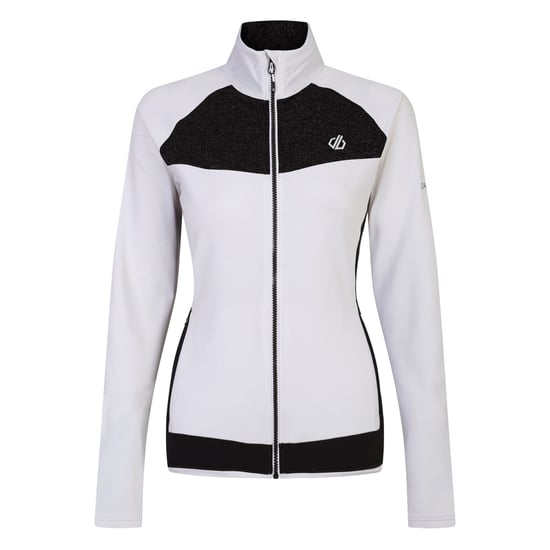 Dare 2B Womens/Ladies Elation II Core Stretch Recycled Fleece (White/Black) - Image 1