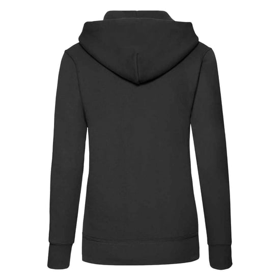 Fruit of the Loom Classic Lady Fit Hooded Sweatshirt (Black) - Image 2