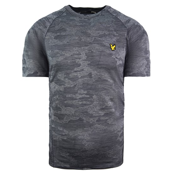 Camiseta Lyle & Scott Camo Sports Hombre Gris - Image 1