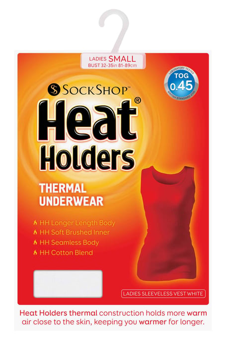 Heat Holders - Chaleco térmico sin mangas de algodón para mujer - Image 2