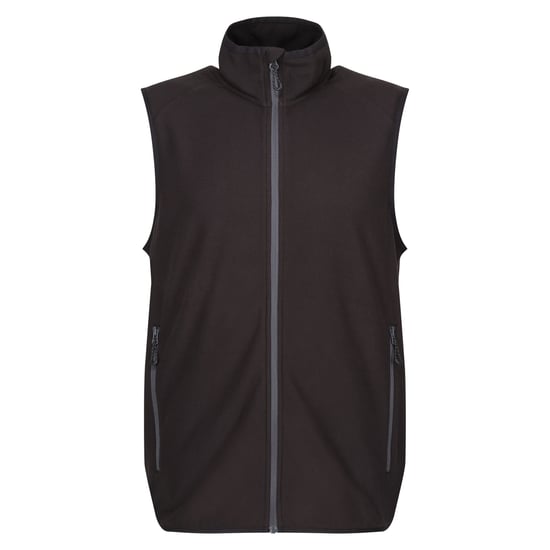 Regatta Mens Navigate Fleece Gilet (Black/Seal Grey) - Image 1