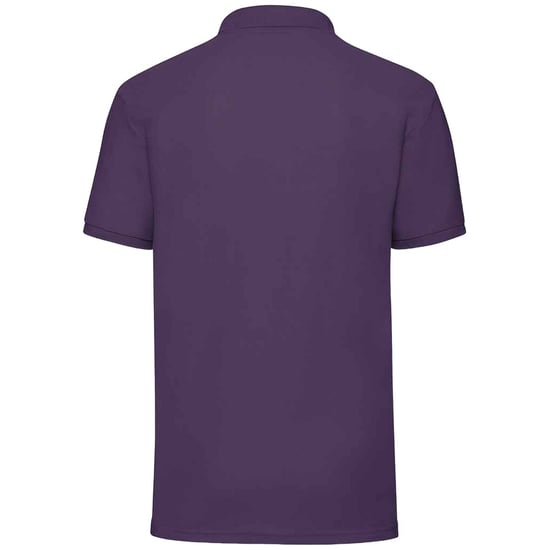 Fruit of the Loom Mens 65/35 Polo Shirt (Purple) - Image 2