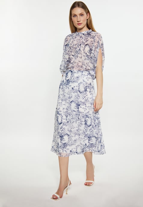 Dreimaster Skirt women marine white - Image 2