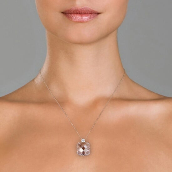 Orphelia Women's 925 Sterling Silver Chain with Pendant - Silver ZH-4550