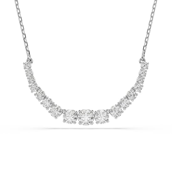 Swarovski 'Matrix Tennis' Women's Base Metal Necklace - Silver 5705396 - Image 1