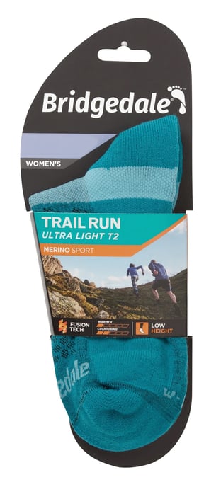 Bridgedale - Calcetines Bajos Sport Ultralight Merino - Teal - Image 2
