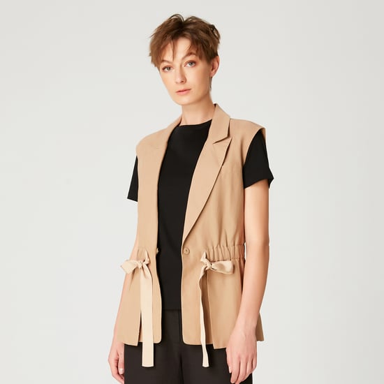 Waistcoat with drawstring - Image 4