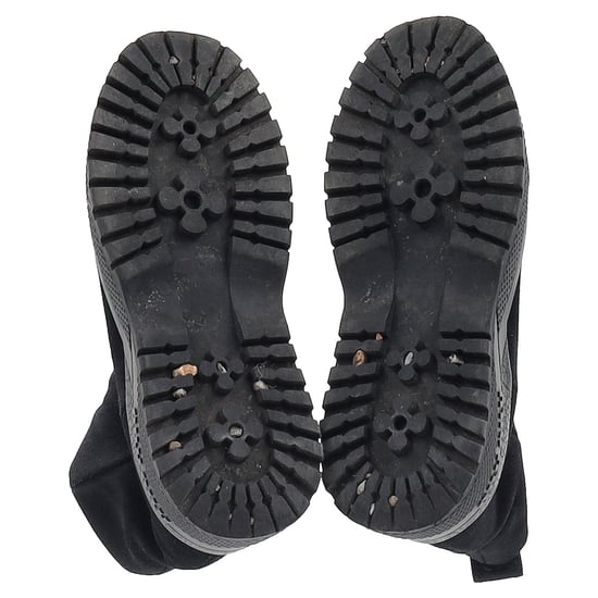 Miu Miu Zipped Ankle Boots in Black Suede - Image 6