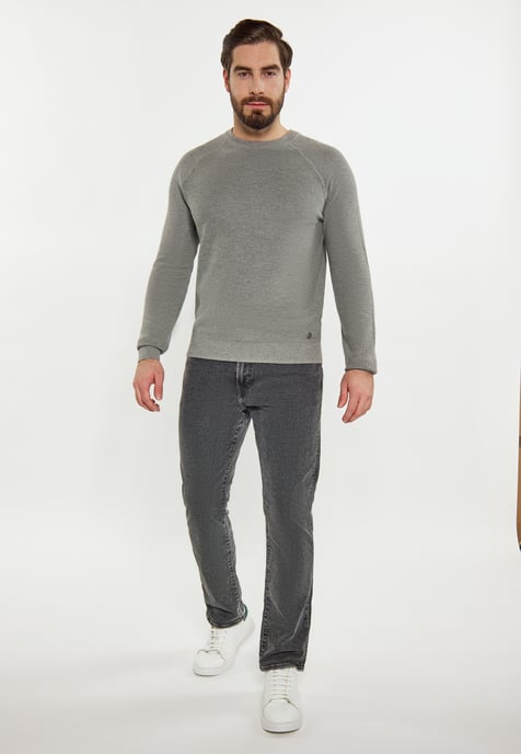 Dreimaster Pullover Men Grey melange - Image 2