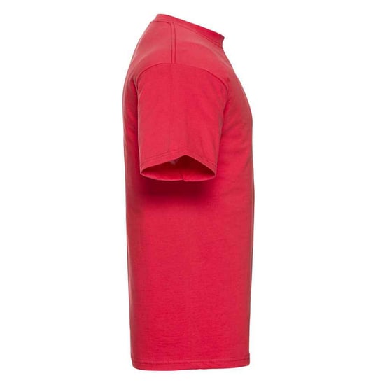 Russell Mens Ringspun Cotton Classic T-Shirt (Bright Red) - Image 3