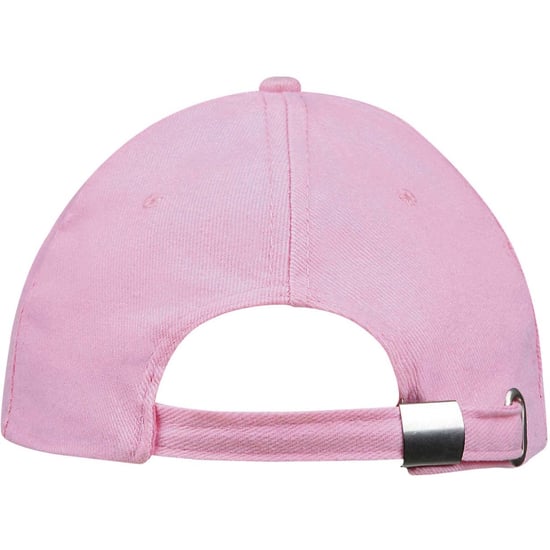 SOLS Unisex Buffalo 6 Panel Baseball Cap (Flash Pink/White)