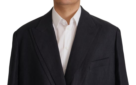 Blazer Formal de Lino Azul de Dolce & Gabbana para Hombre - Image 6