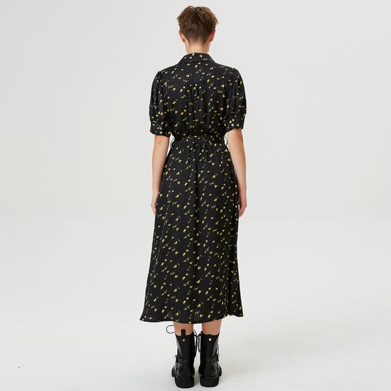 Shirt-dress with puffy sleeves and ladybug print - Image 5