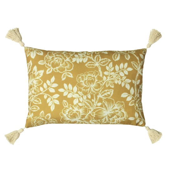 Funda de Cojín con Flecos Floral Somerton de Paoletti - Image 1