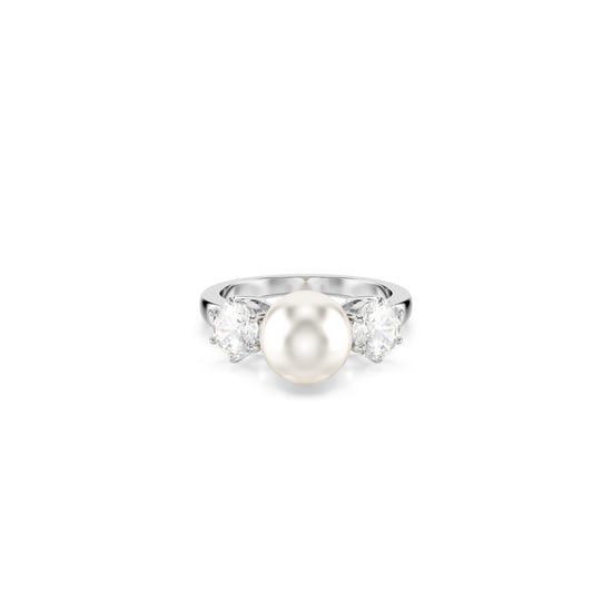 Swarovski 'Matrix' Women's Base Metal Ring - Silver 5689631 - Image 1