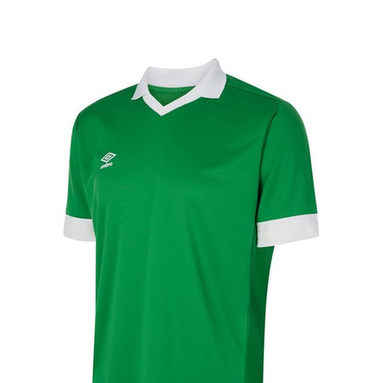 Umbro Childrens/Kids Tempest Short-Sleeved Jersey (Emerald/White) - Image 3
