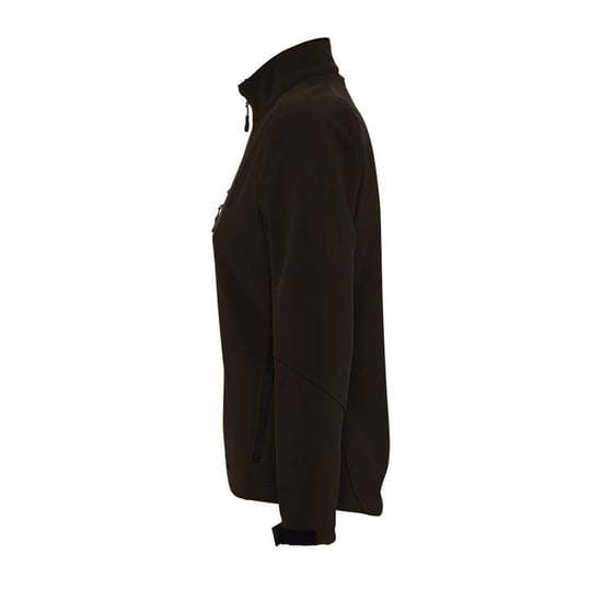 SOLS Womens/Ladies Roxy Soft Shell Jacket (Breathable, Windproof And Water Resistant) (Dark Chocolate) - Image 4