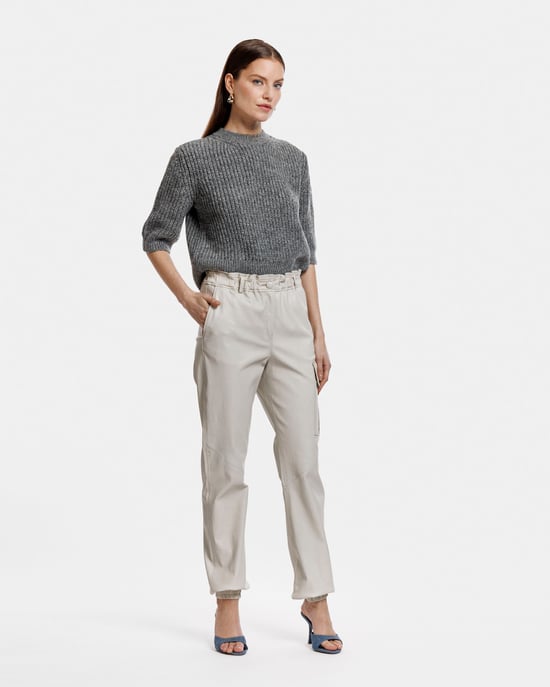 Alter Ego Yara Off white Combat Trousers