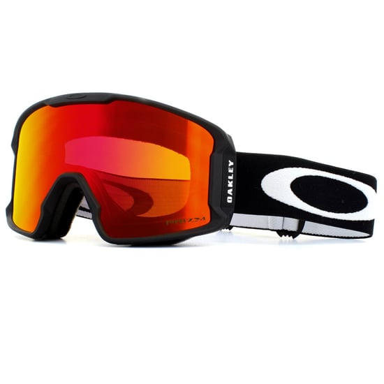 Oakley Ski Goggles Line Miner XM OO7093-04 Matte Black Prizm Torch iridium