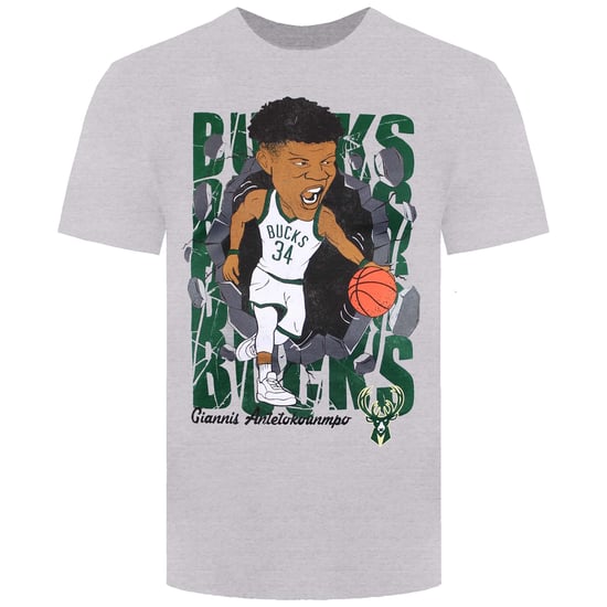 Camiseta NBA Milwaukee Bucks 34 Giannis Antetokounmpo Hype Break para niños - Image 1