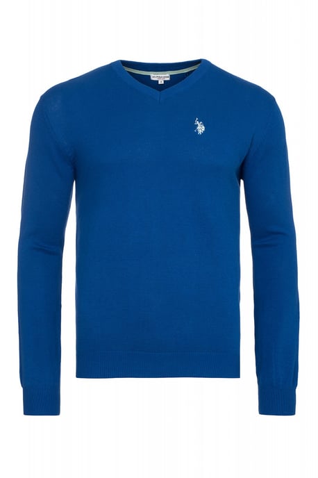 U.S. Polo Assn. V-Neck Pullover in Royal Blue