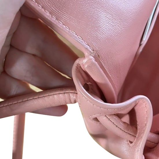Bottega Veneta Small Beak Crossbody Bag in Pink Leather - Image 6